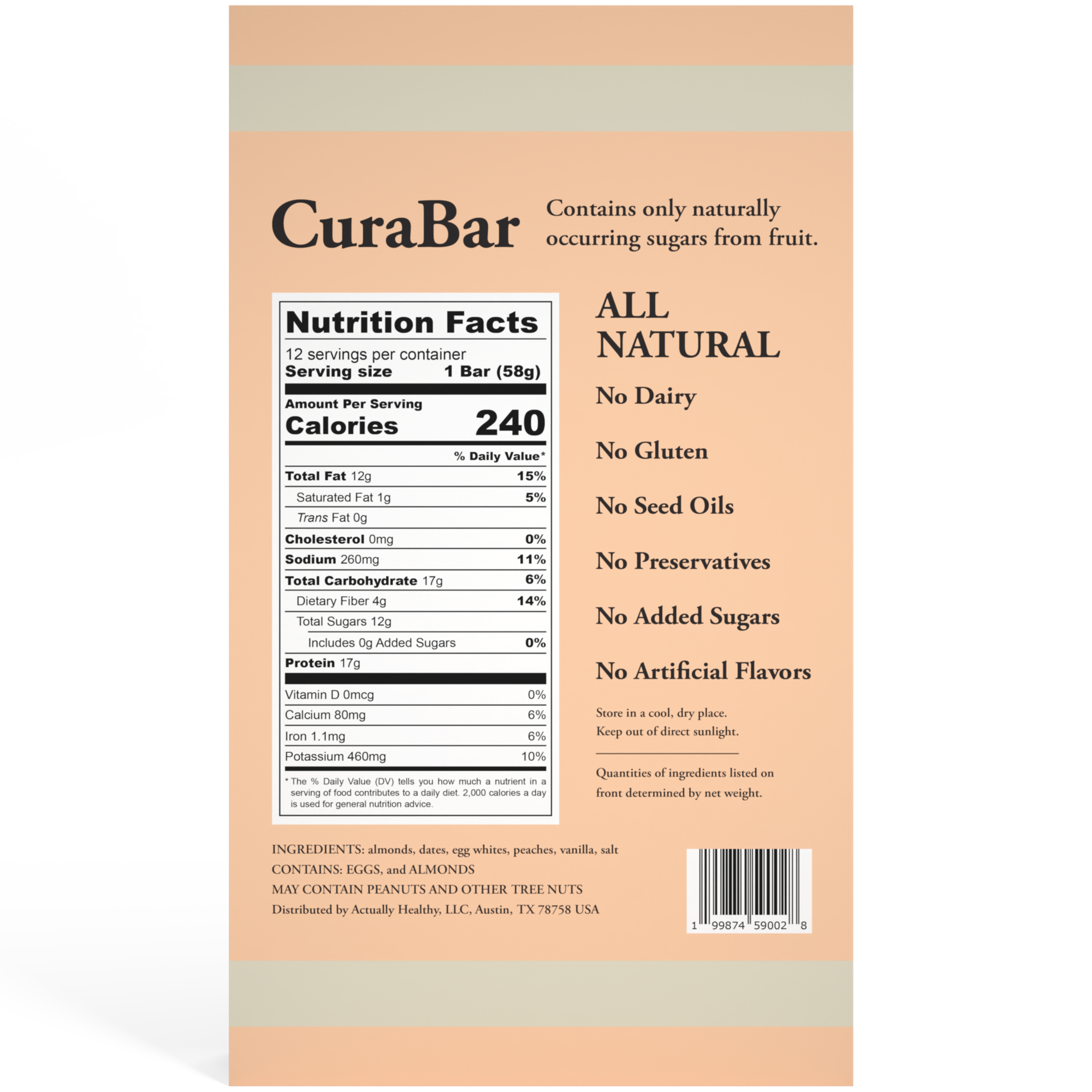Peach Vanilla (12 Bars)