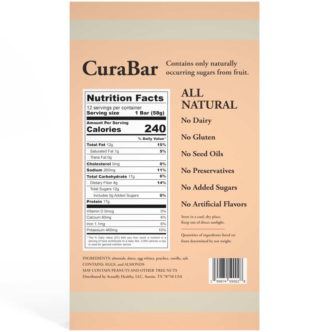 Peach Vanilla (12 Bars)